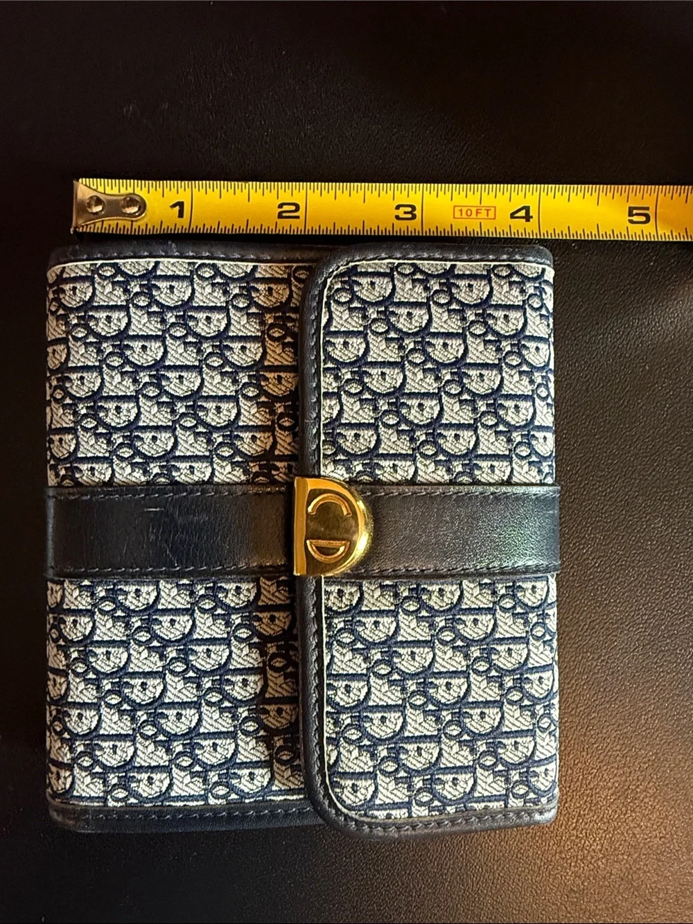 Vintage Christian Dior Navy Wallet
